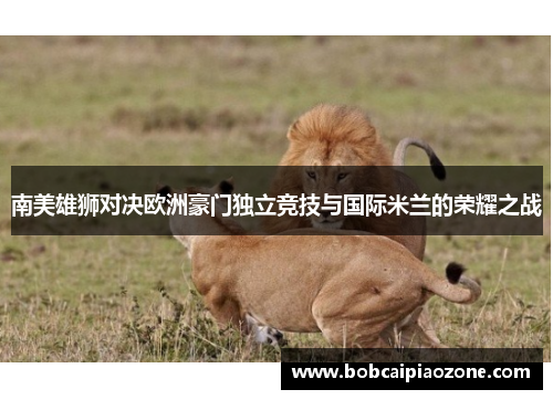 南美雄狮对决欧洲豪门独立竞技与国际米兰的荣耀之战